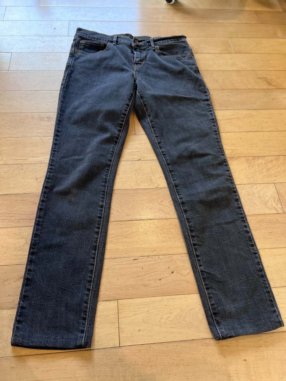 Levi's 632 Hi Rise Skinny Jeans Womens Size 5M / 27 Grey Faded Wash Stretch Chic